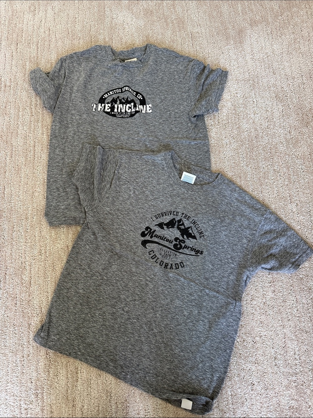 Kids Gray Graphic T-Shirt with Colorado Design
